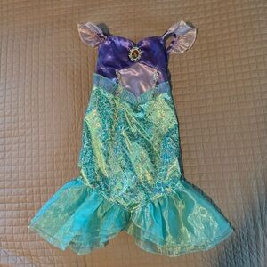 Disney Mermaid Kids Fantasy Play Costume Dress Fits Sizes
4-6X Princess Ariel.
